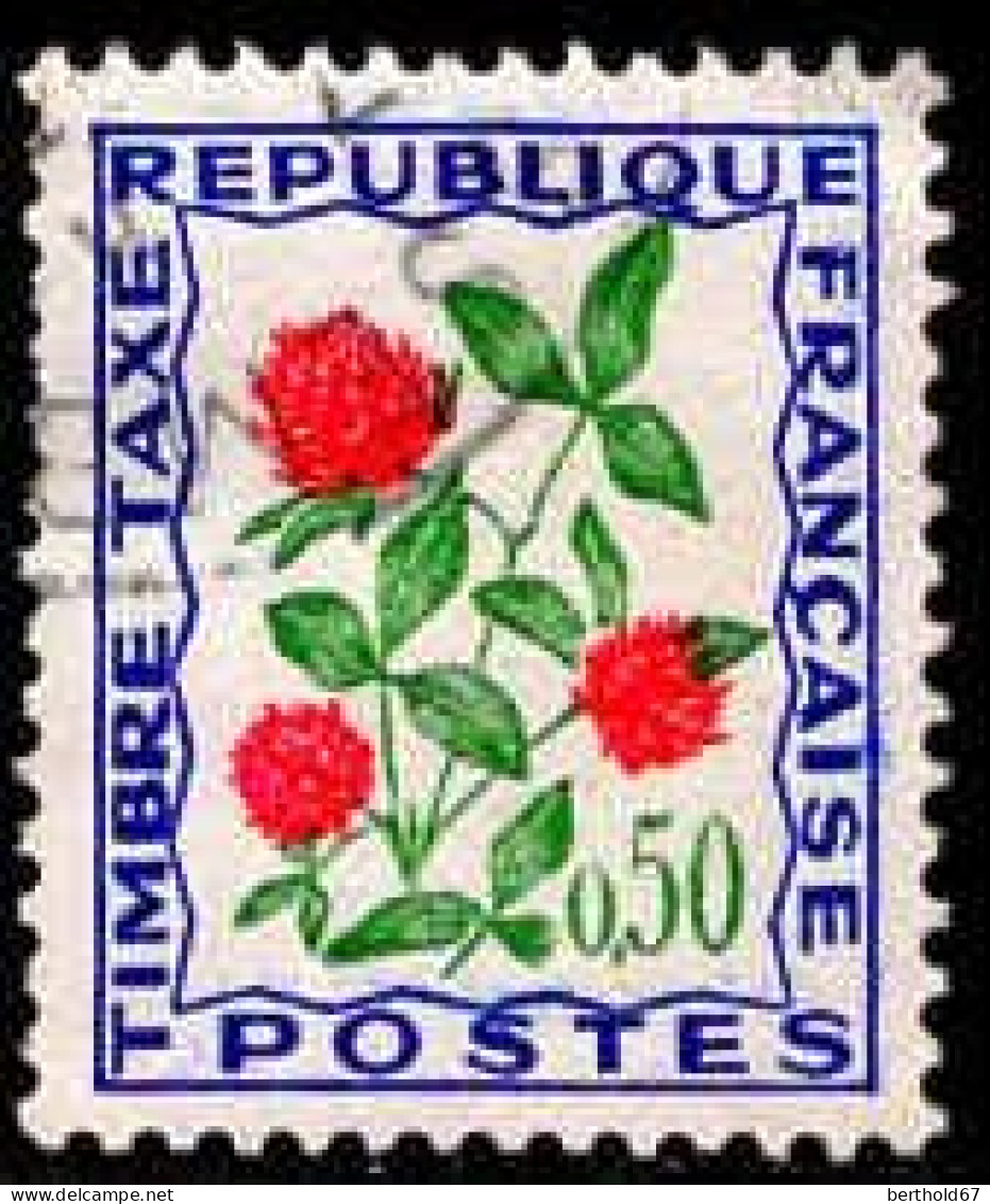 France Taxe Obl Yv:101 Mi:102 Trèfle (Beau Cachet Rond) - 1960-.... Gebraucht