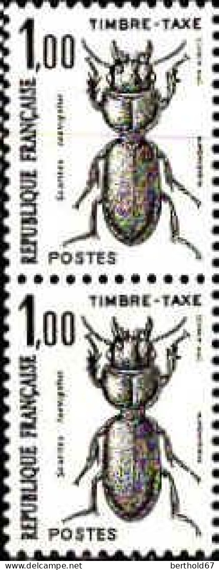 France Taxe N** Yv:106 Mi:109 Scarites Laevigatus (Paire) - 1960-.... Nuovi