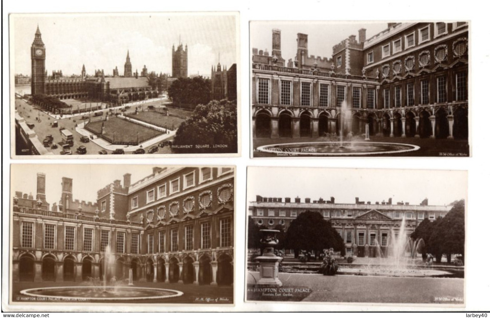 Londres London Hampton Court Palace Ect - 11 Cartes Postales Ancienne - Otros & Sin Clasificación