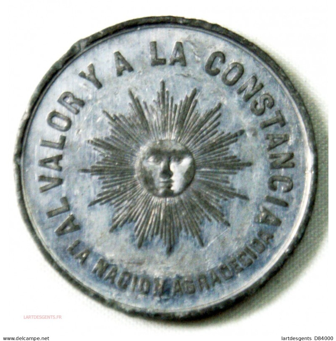 Médaille JETON, République ARGENTINE Contre Gouvernement PARAGUAY - Otros & Sin Clasificación