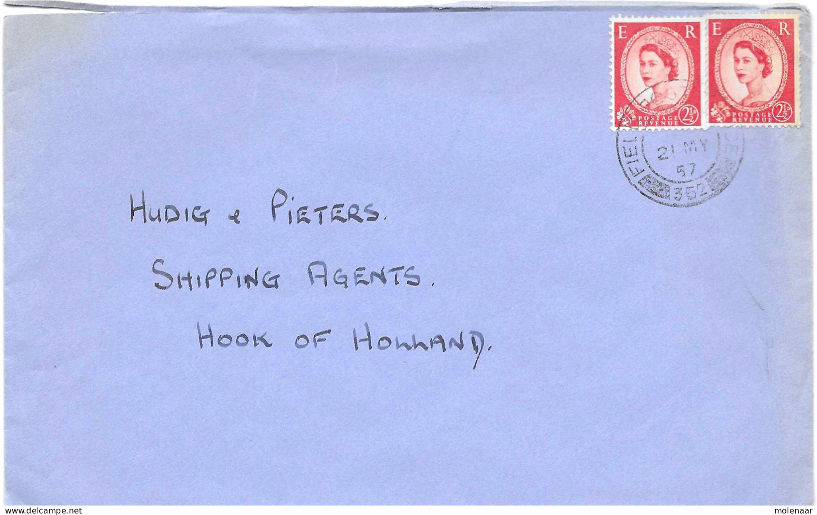 Postzegels > Europa > Groot-Brittannië > 1952-2022 Elizabeth II > Brief Met 2x No. 260 Field Post Office 352 (17513) - Lettres & Documents