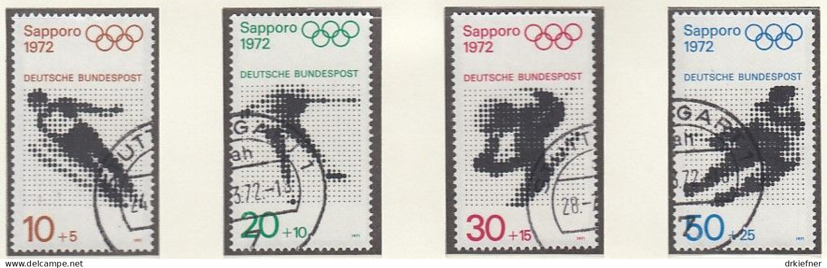 BRD  680-683, Gestempelt, Olympische Spiele München 1972, 1971 - Usati