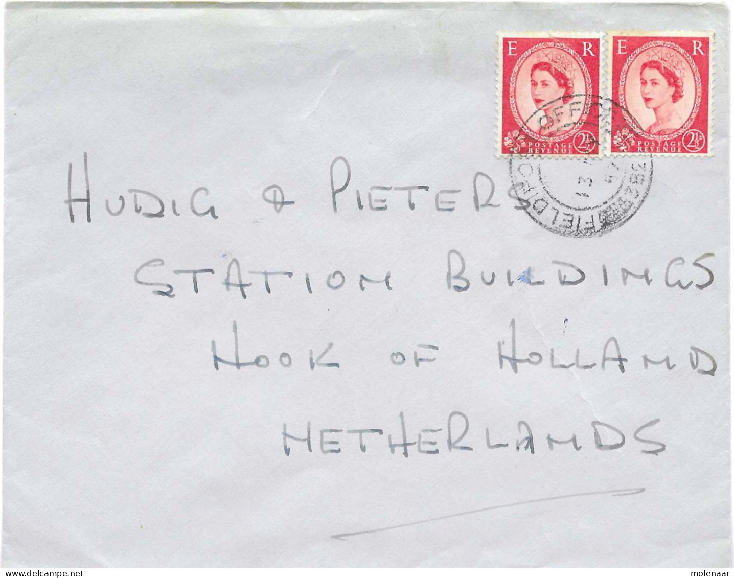 Postzegels > Europa > Groot-Brittannië > 1952-2022 Elizabeth II > Brief Met 2x No. 260 Field Post Office 352 (17514) - Lettres & Documents