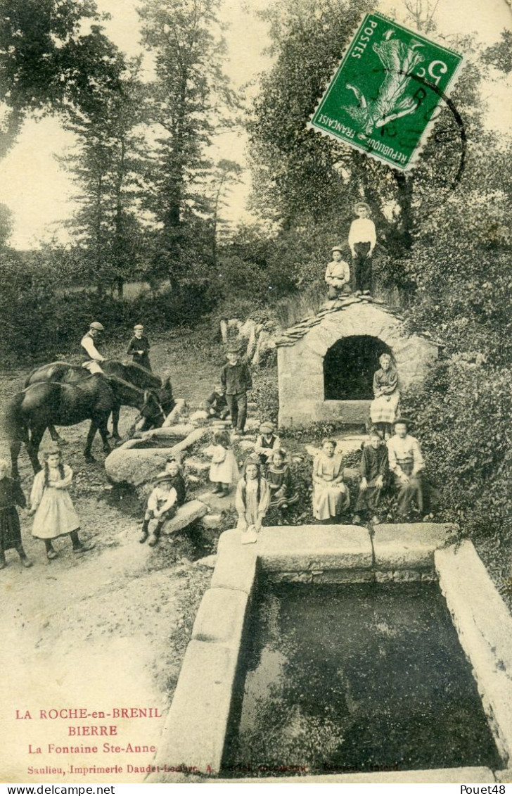 21 - LA ROCHE EN BRENIL - La Fontaine Ste Anne - Altri & Non Classificati