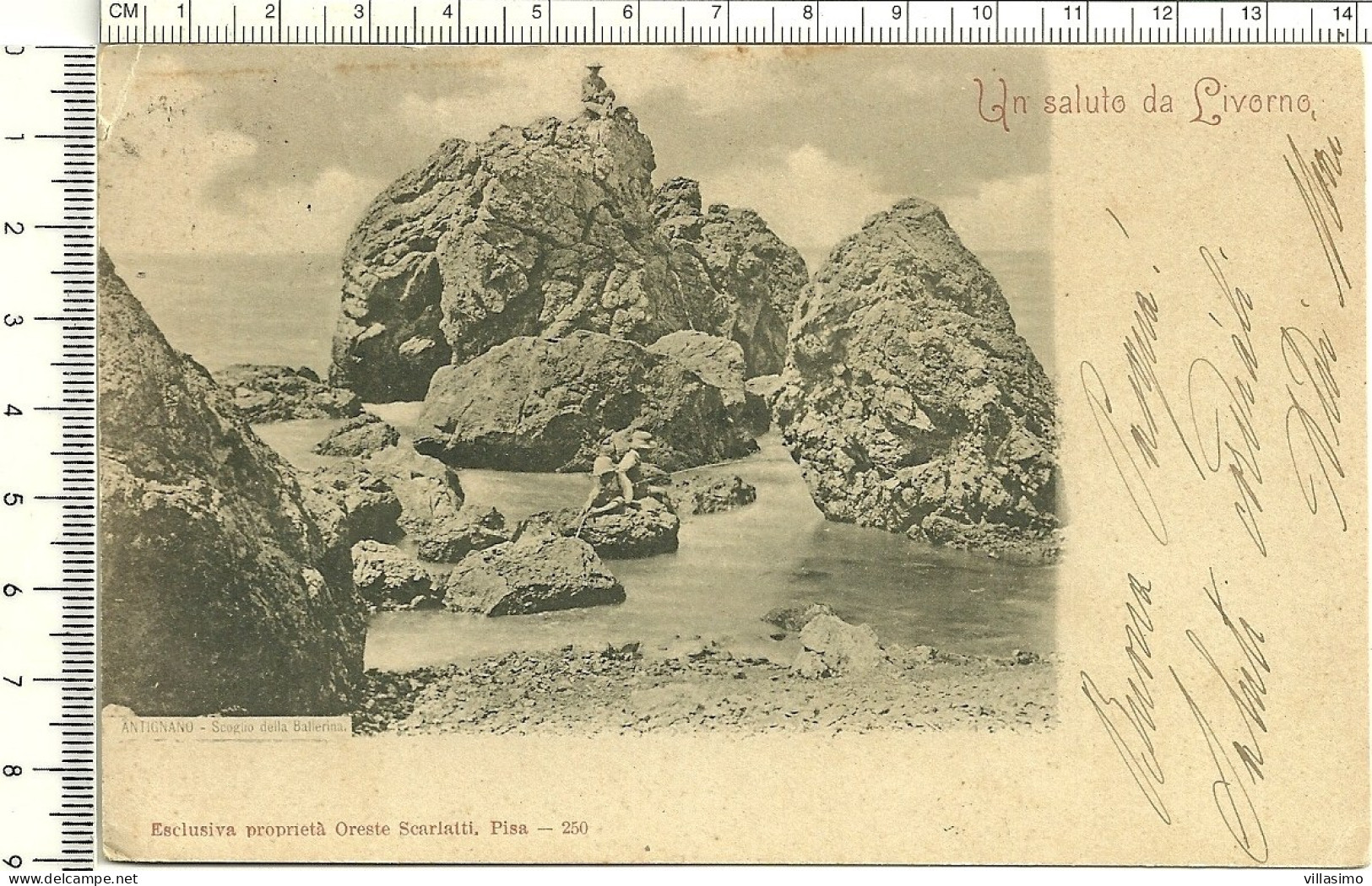 Livorno - Antignano - Scoglio Della Ballerina - VG. 1903 - Livorno