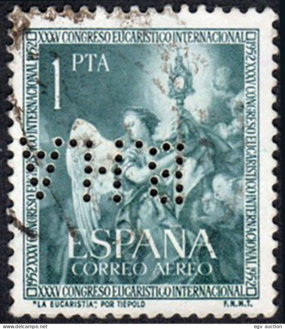 Madrid - Perforado - Edi O 1117 - "B.H.A." (Banco) - Used Stamps