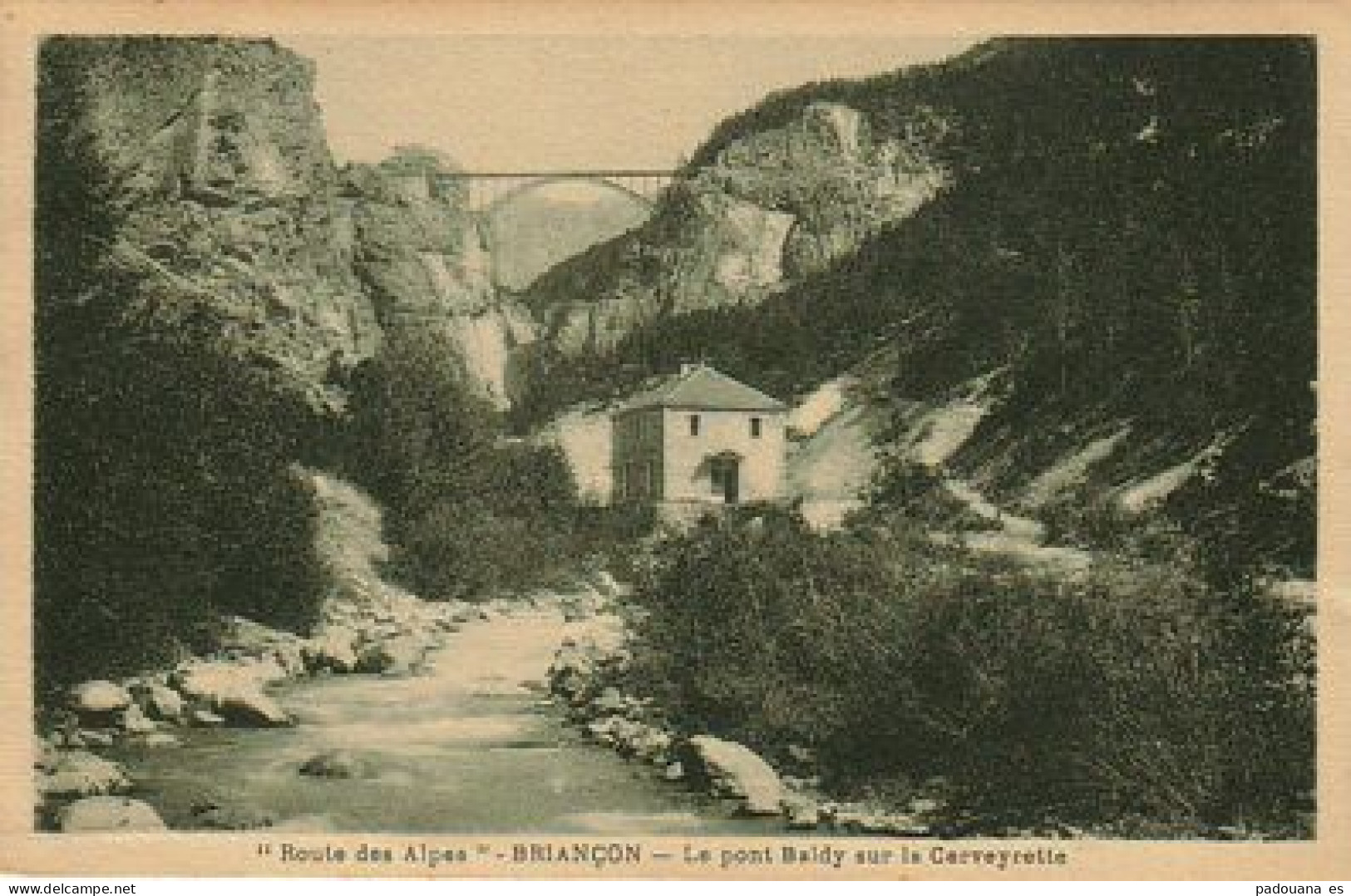 AA588 05 BRIANCON LE PONT BALDY SUR LA CERVEYRETTE EN 1929 - Other & Unclassified