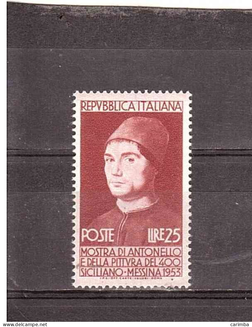 1953 L.25 ANTONELLO - 1946-60: Marcophilia