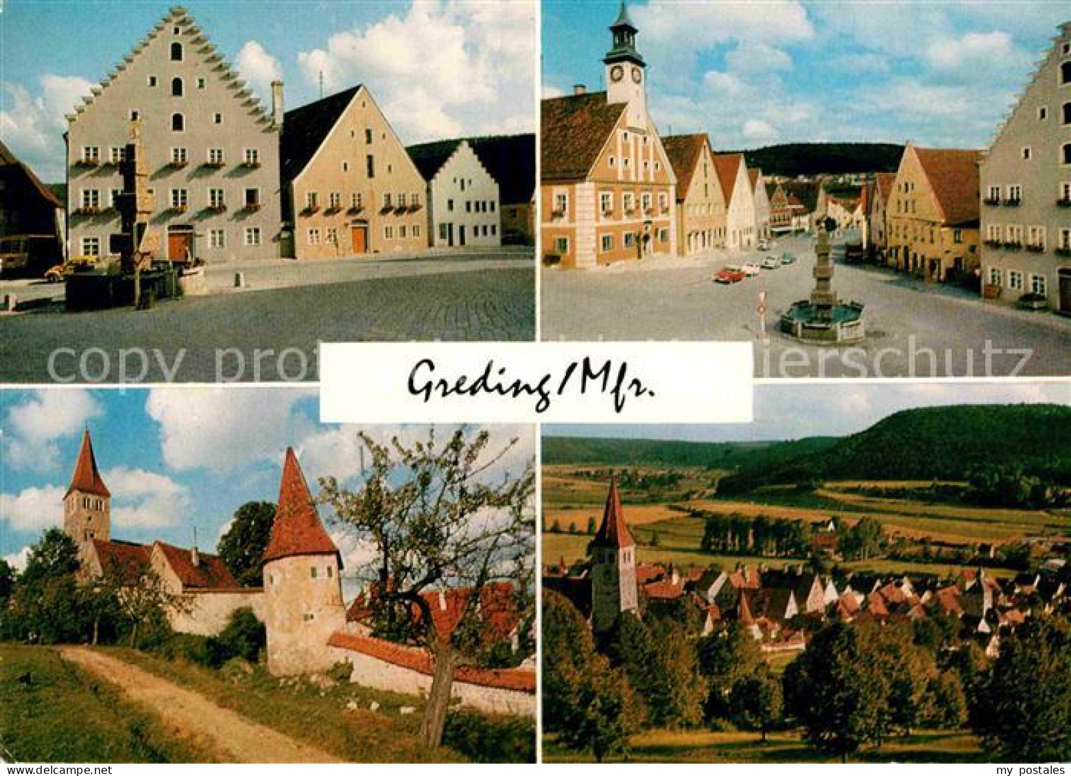 72843830 Greding Stadtmauer  Greding - Sonstige & Ohne Zuordnung