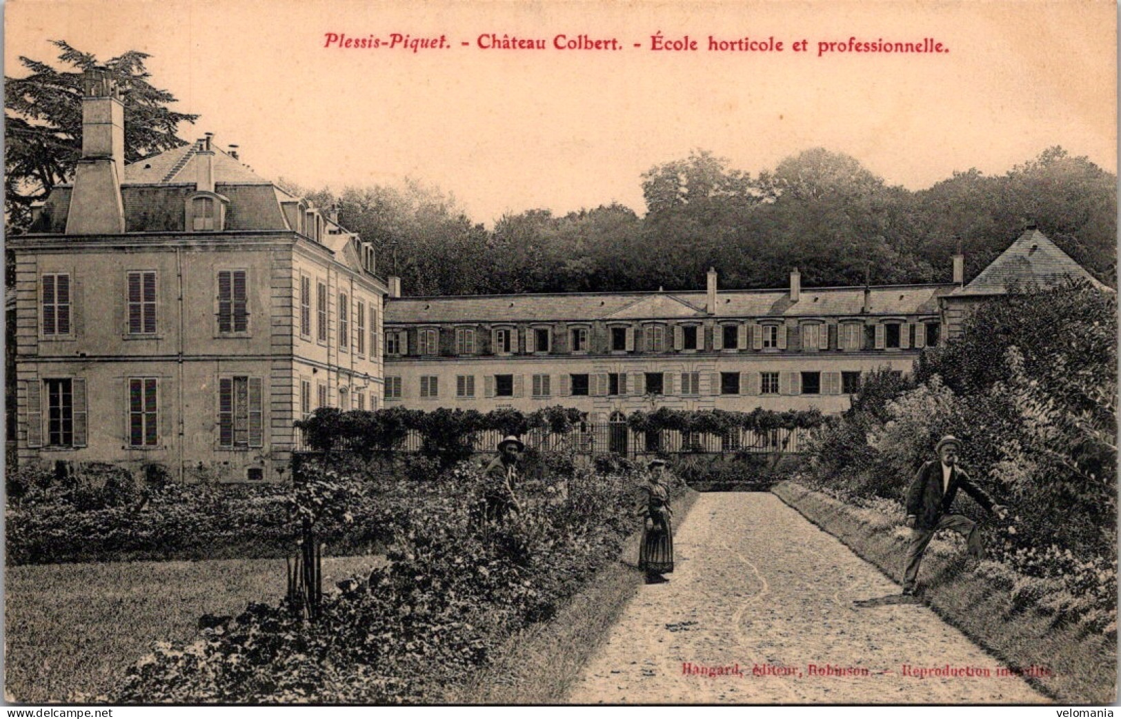 20646 Cpa 92 Plessis Piquet - Château Colbert - Ecole Horticole - Andere & Zonder Classificatie