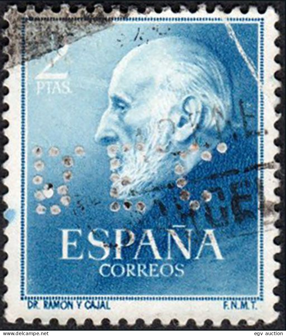 Madrid - Perforado - Edi O 1119 - "B.E.C." Pequeño (Banco) - Used Stamps