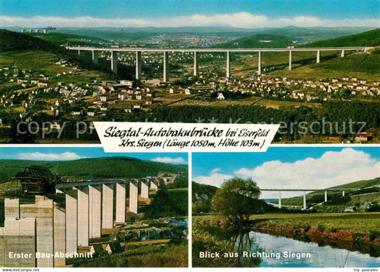 72843806 Eiserfeld Siegtal-Autobahnbruecke Erster Bau-Abschnitt  Eiserfeld - Siegen
