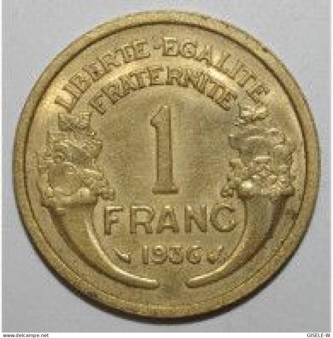 FRANCE / 1 FRANC 1936 / MORLON - Sonstige & Ohne Zuordnung