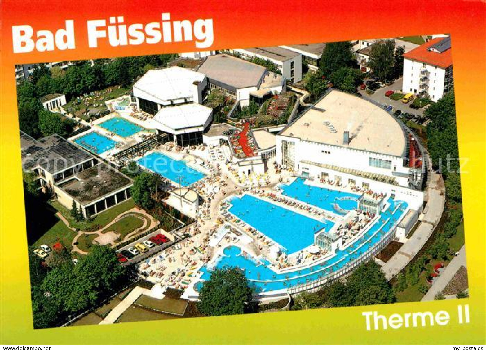 72843749 Bad Fuessing Therme II Fliegeraufnahme Aigen - Bad Füssing