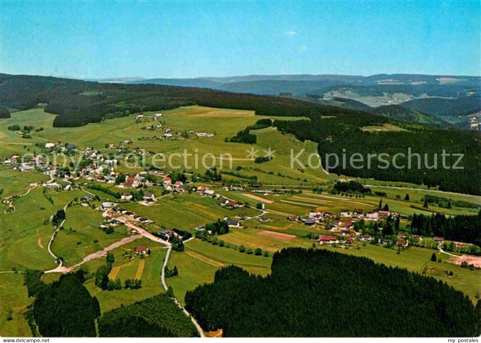 72843725 Lenzkirch Kappel Fliegeraufnahme Lenzkirch - Autres & Non Classés