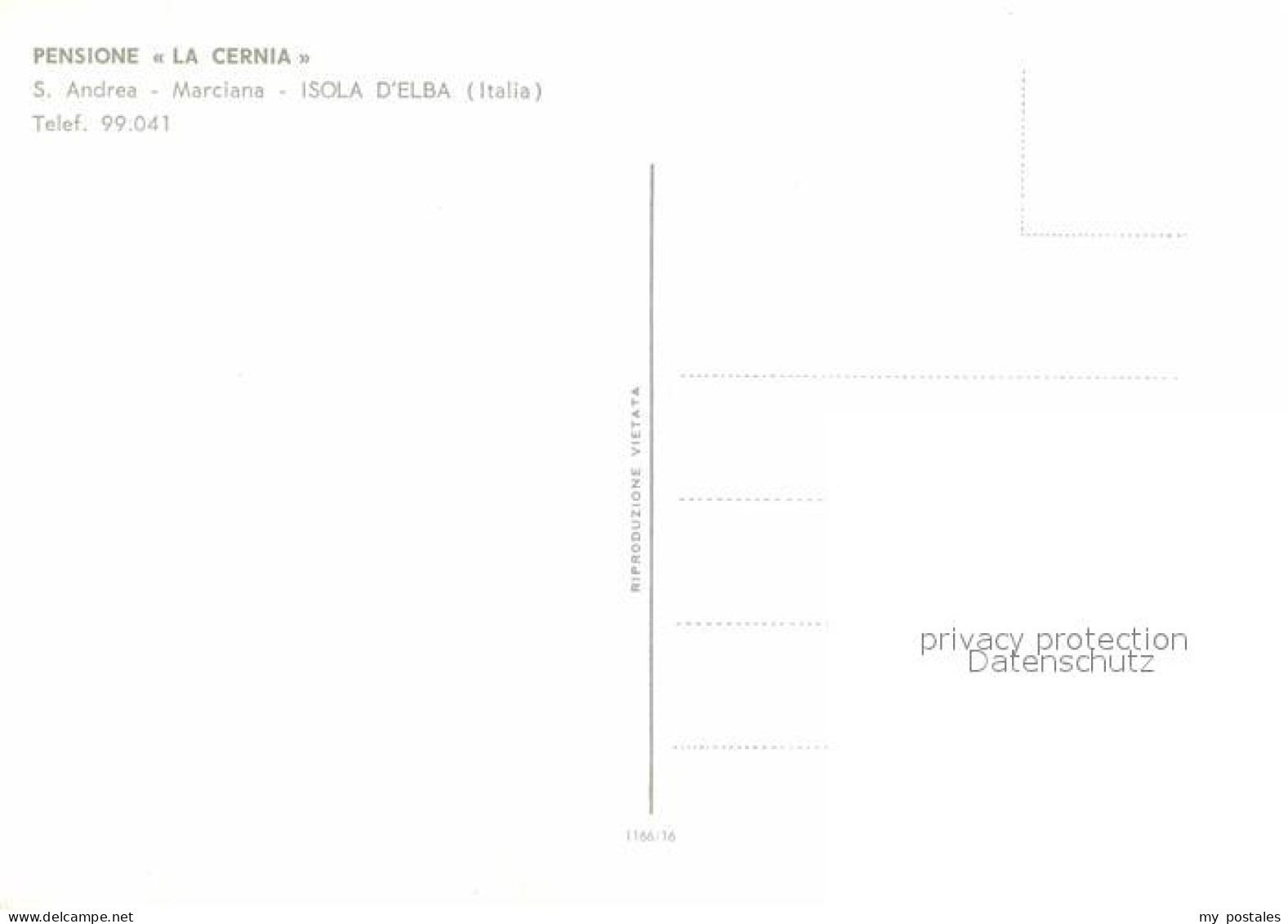 72843719 Sant Andrea Marciana Pensione La Cernia  Isola D Elba - Other & Unclassified