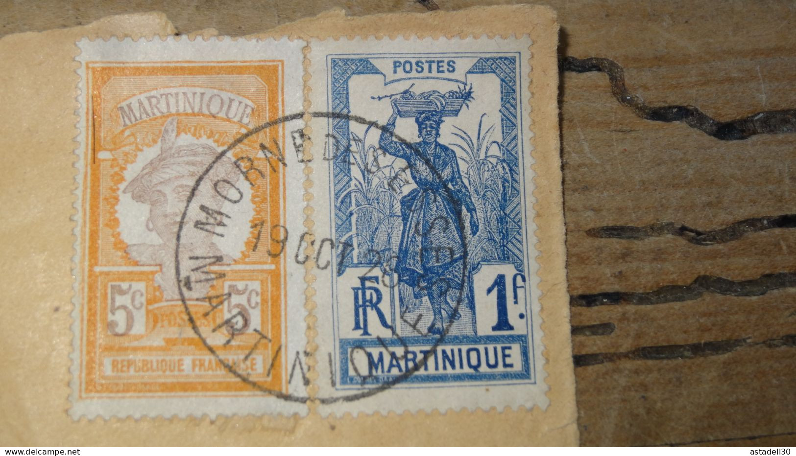Devant D'Enveloppe MARTINIQUE, Morne Des Esses - 1926  ............BOITE1.......... 504 - Lettres & Documents