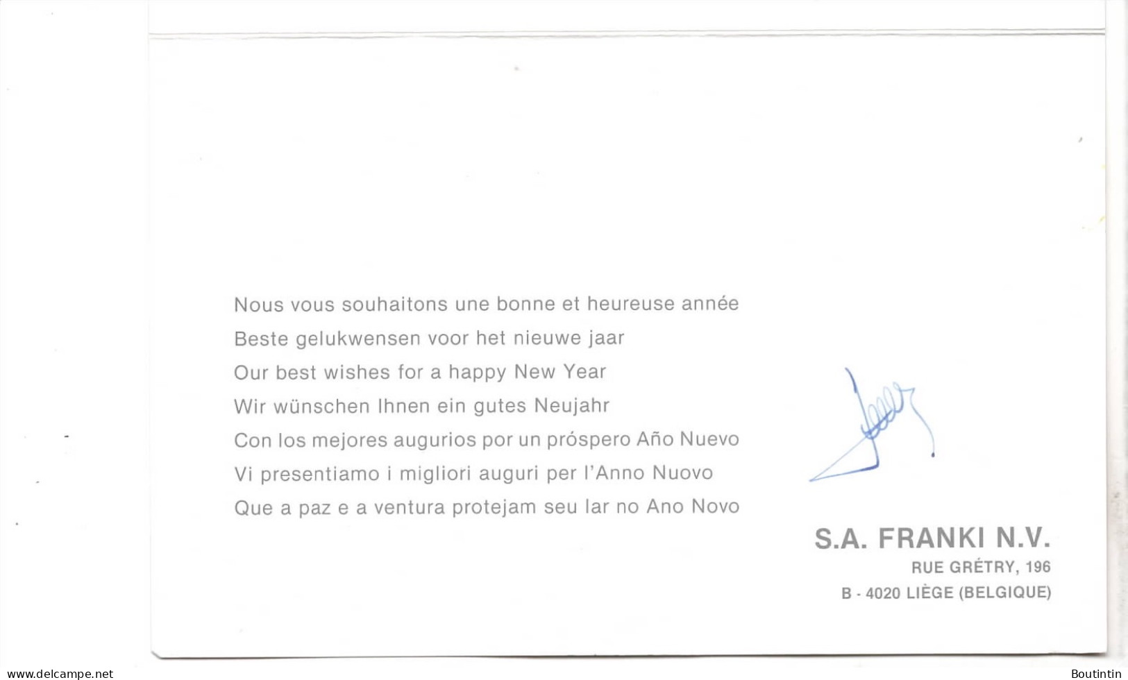 Monaco Fondation Des Immeubles Du Terre-plein ( Document En 4 Volets ) S.A. Franky Liège - Other & Unclassified