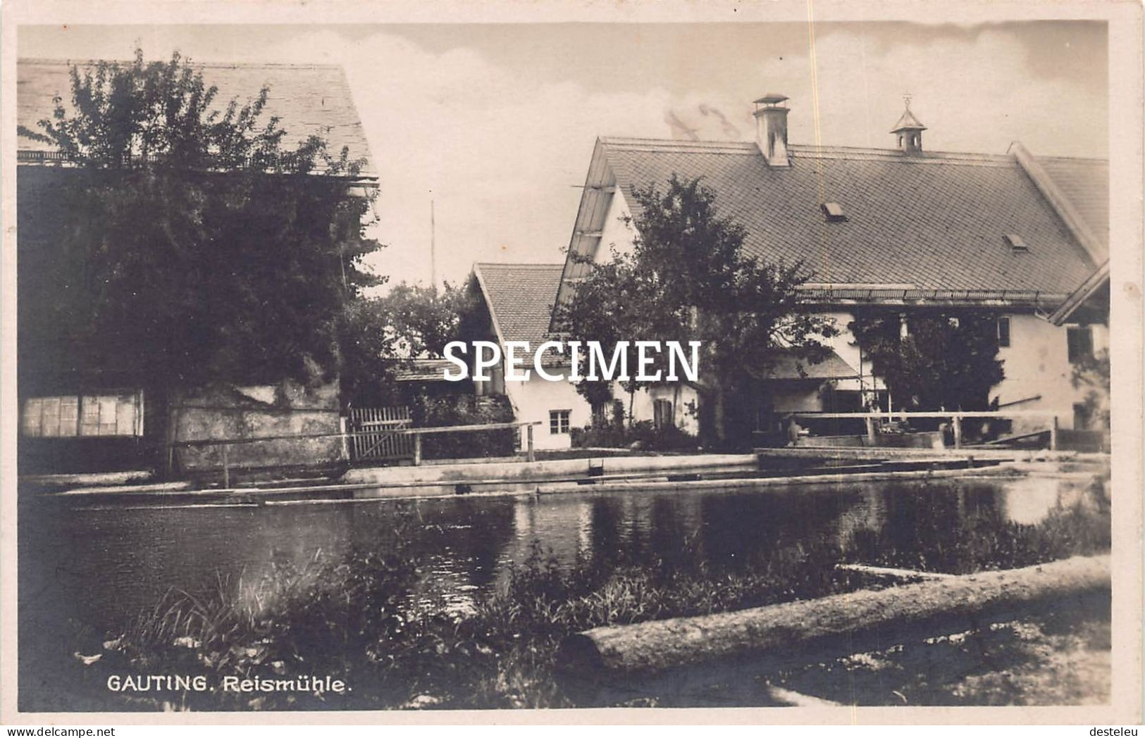 Photo Postcard Reismühle - Gauting - Starnberg