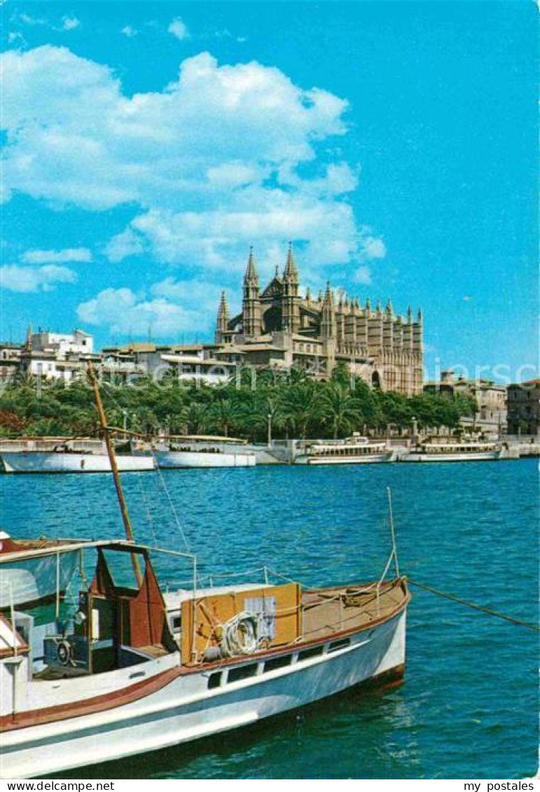 72843592 Palma De Mallorca Le Cathedrale Desde Es Mollet Palma De Mallorca - Otros & Sin Clasificación