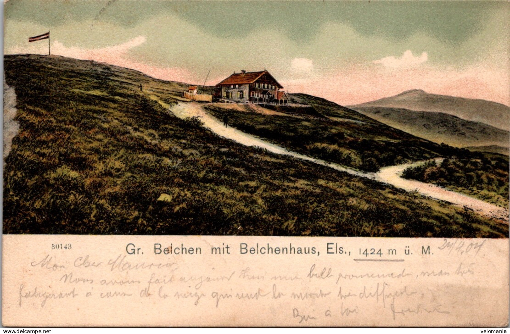 20653 Cpa 68 Gr. Belchen Mit Belchenhaus, Els - Andere & Zonder Classificatie