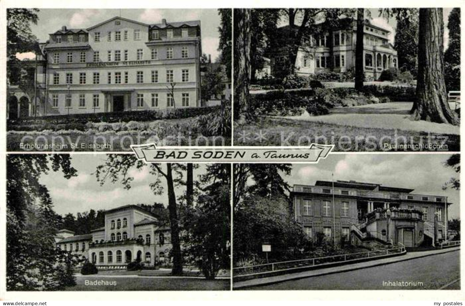 72843472 Soden Taunus Bad Erholungsheim Sankt Elisabeth Paulinenschloesschen Bad - Bad Soden