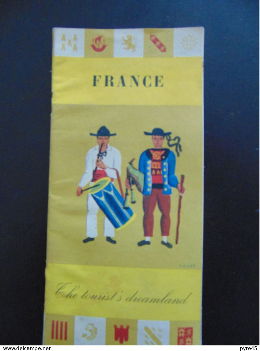 DEPLIANT TOURISTIQUE FRANCE THE TOURIST S DREAMLAND - Tourism Brochures