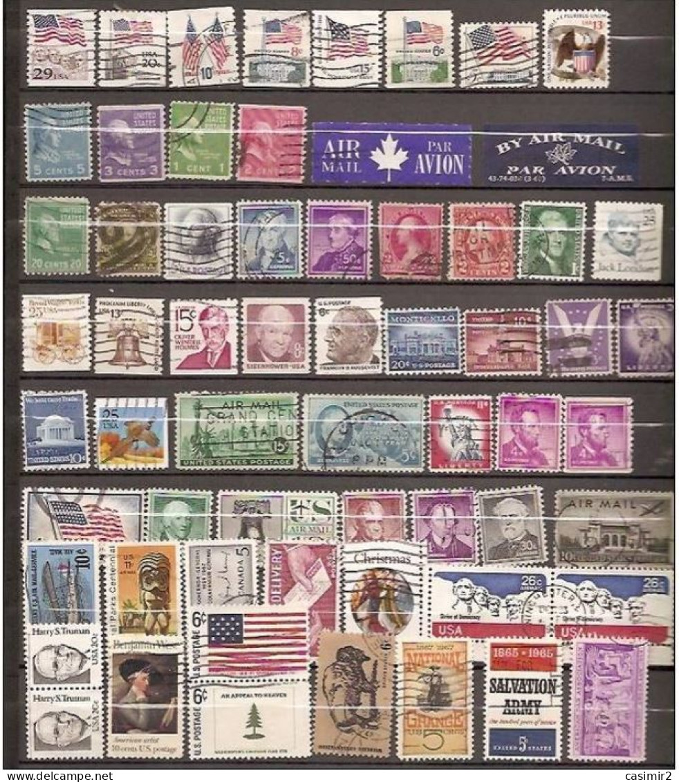 ETATS UNIS  LOT N°800 - Lots & Kiloware (mixtures) - Max. 999 Stamps