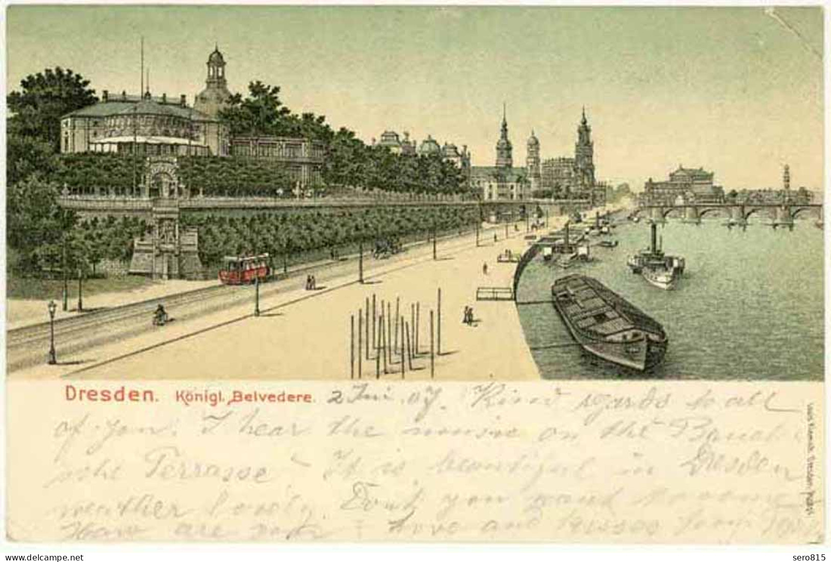 AK  Sachsen Dresden 1907 Königliche Belvedere   (0891 - Otros & Sin Clasificación