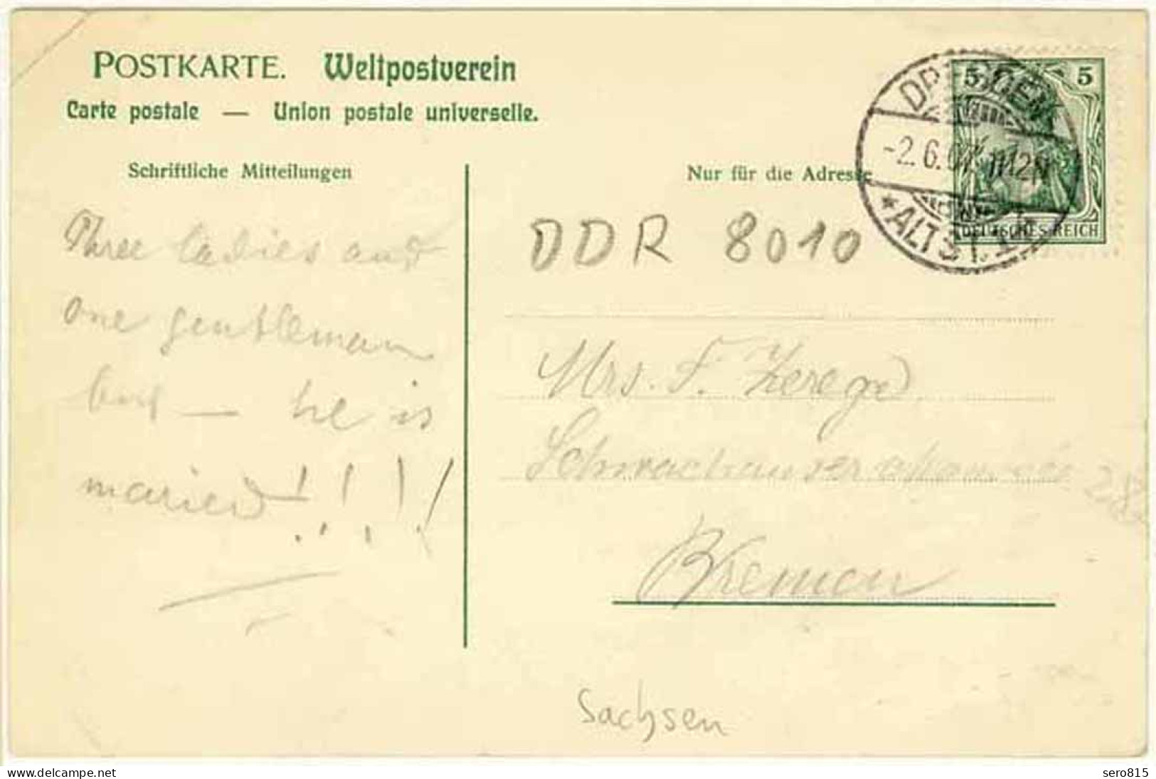 AK  Sachsen Dresden 1907 Königliche Belvedere   (0891 - Other & Unclassified