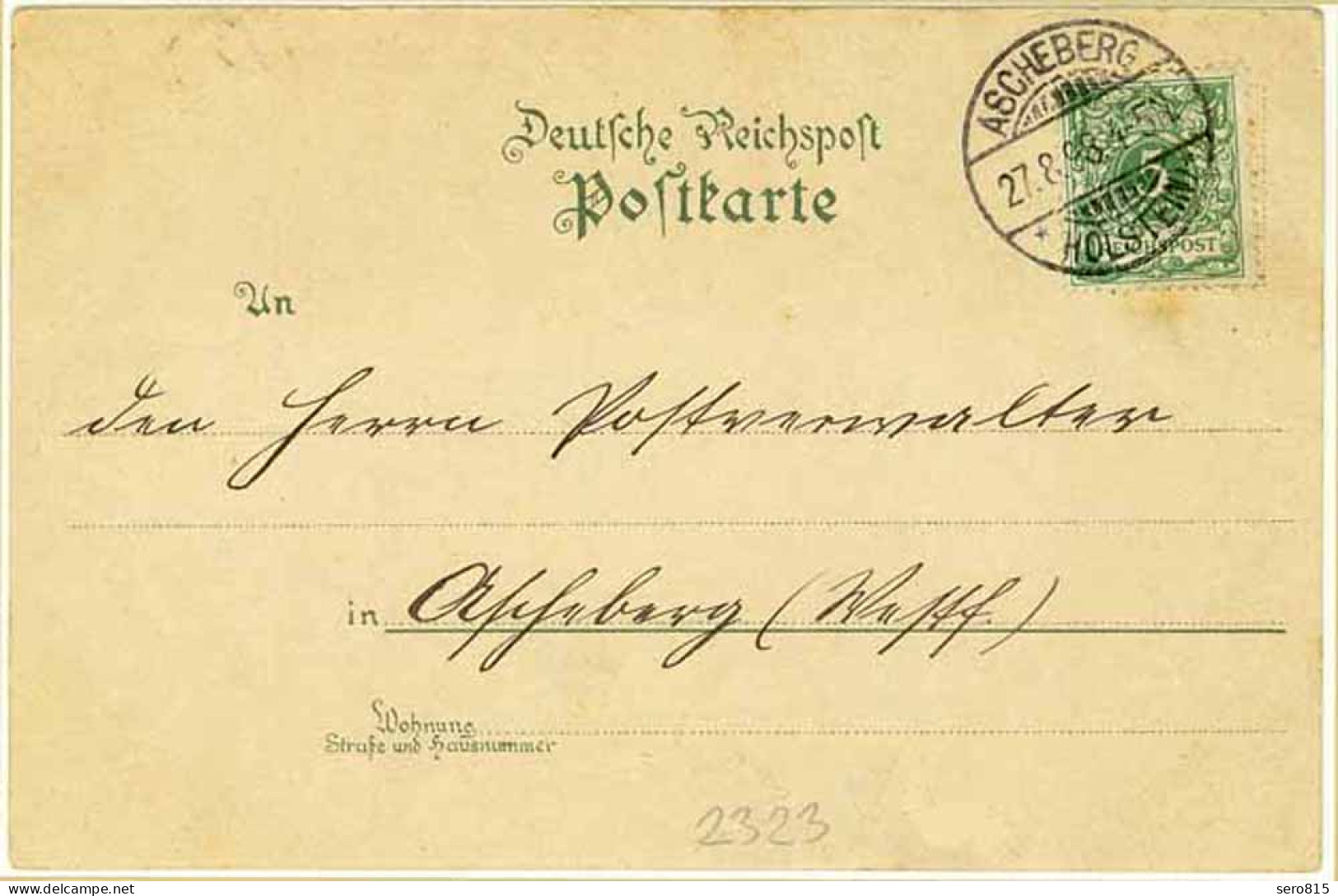 AK Litho Hotel Schwiddeldei Ascheberg Holstein1898    (2085 - Other & Unclassified