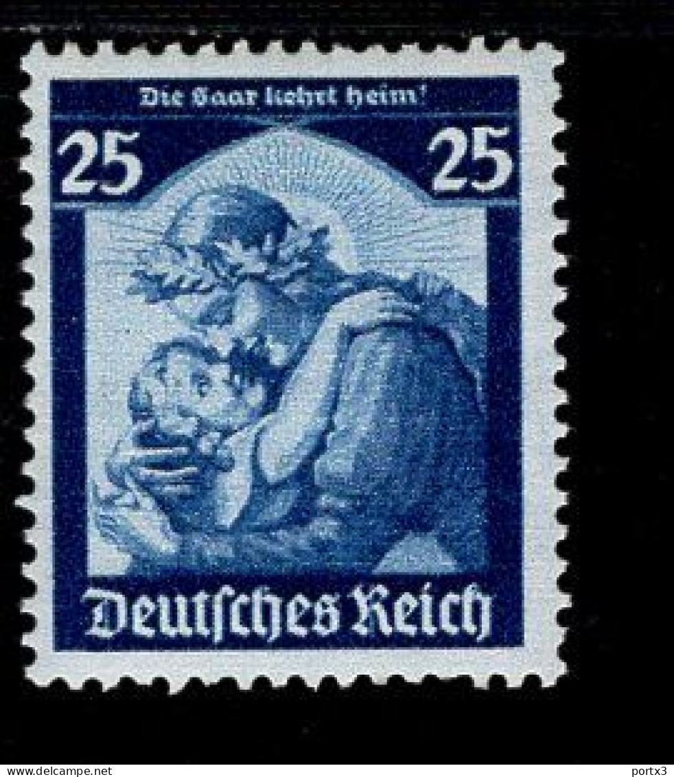 Deutsches Reich 568 Sarabstimmung MNH Postfrisch ** Neuf - Ungebraucht