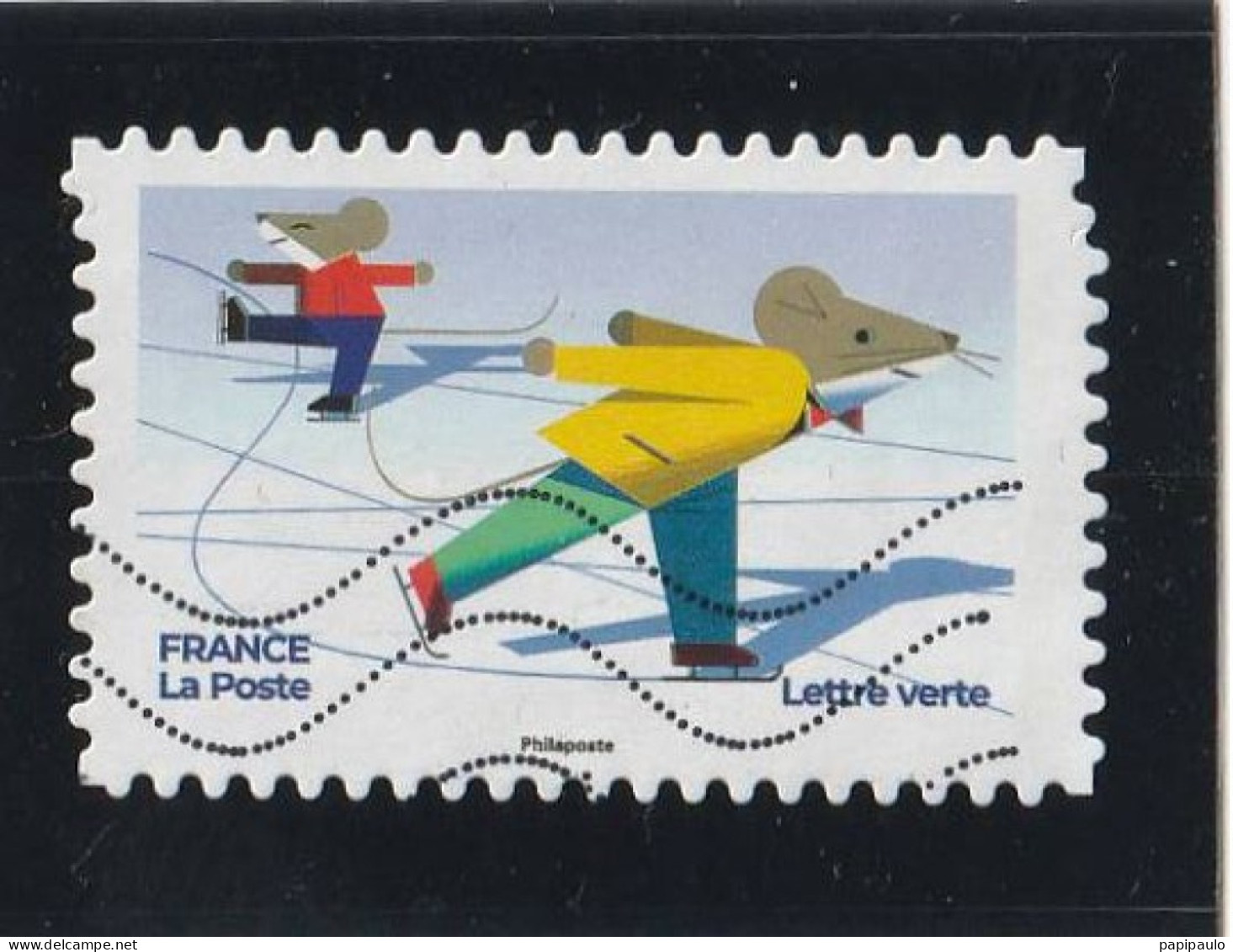 FRANCE  2022  Y&T 2224 Lettre Verte Oblitéré - Used Stamps