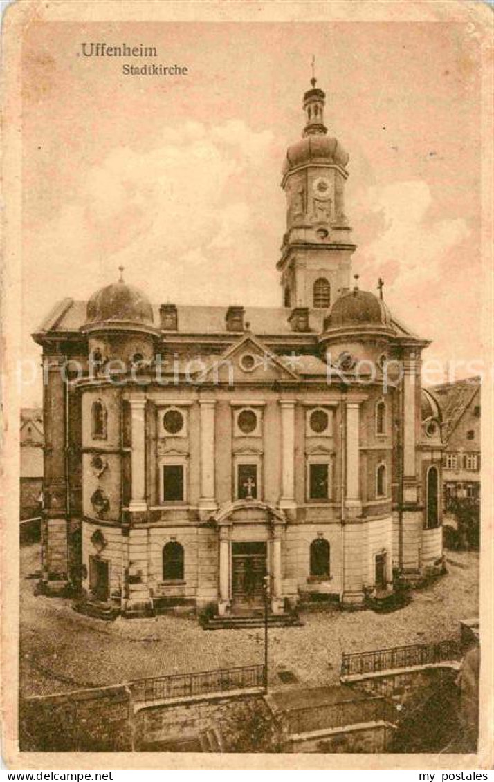 72843179 Uffenheim Stadtkirche Uffenheim - Andere & Zonder Classificatie