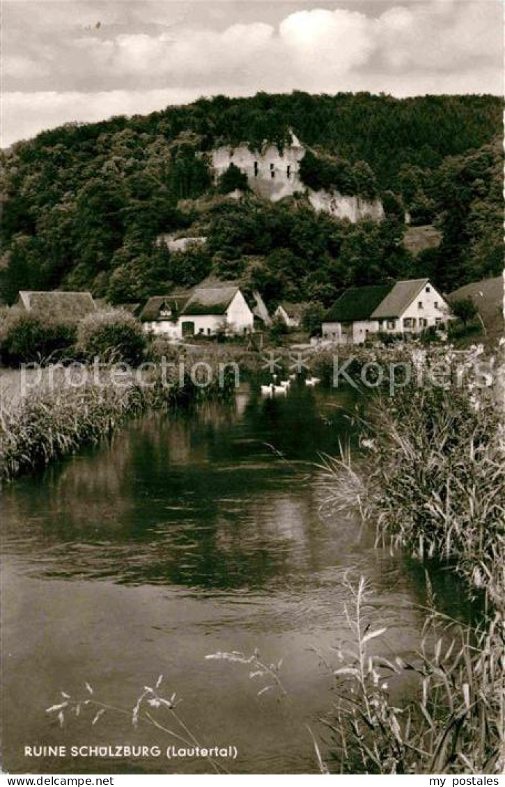 72843140 Anhausen Hayingen Ruine Schuelzburg Im Lautertal Anhausen Hayingen - Altri & Non Classificati