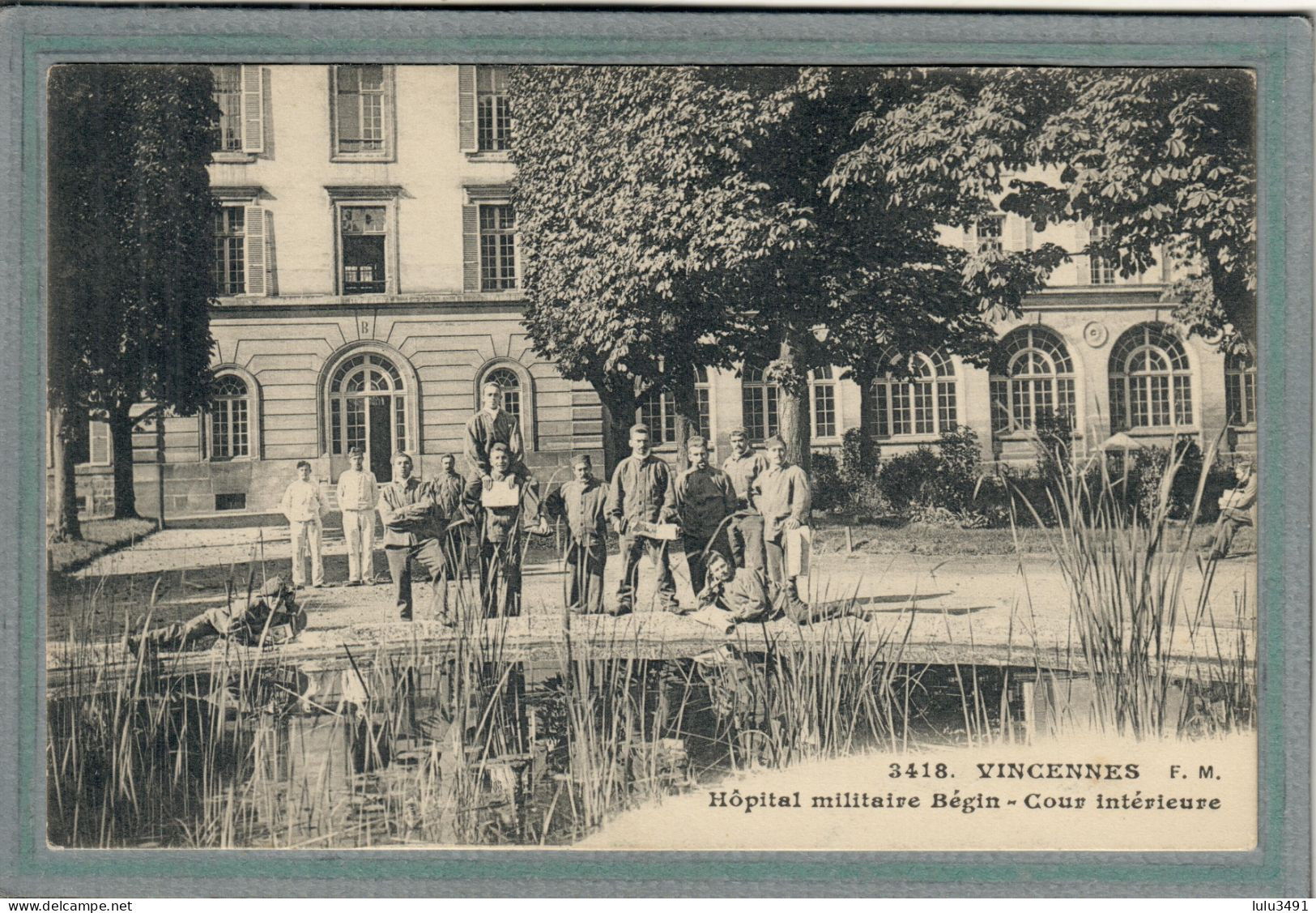 CPA (94) VINCENNES - Mots Clés: Hôpital Auxiliaire, Civil, Complémentaire, Militaire Beguin, Temporaire - 14 /18 - Vincennes