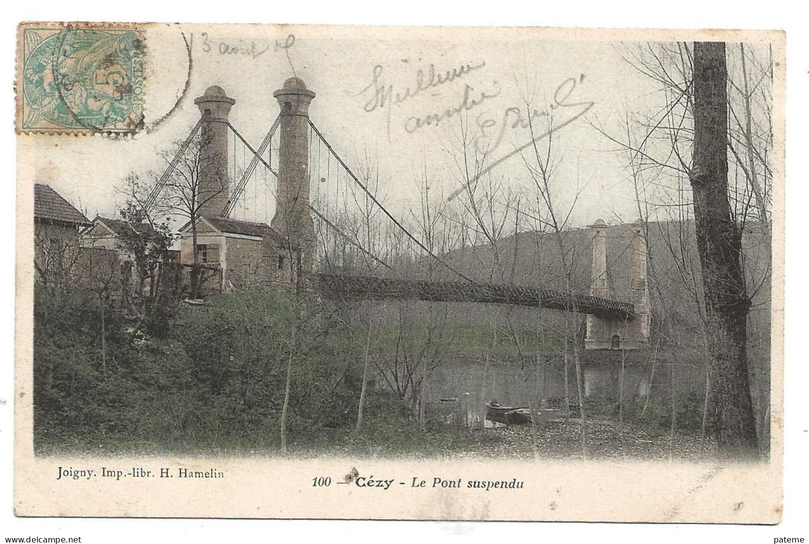 Cezy Le Pont Suspendu  Env Joigny St Julien Du Sault - Sonstige & Ohne Zuordnung