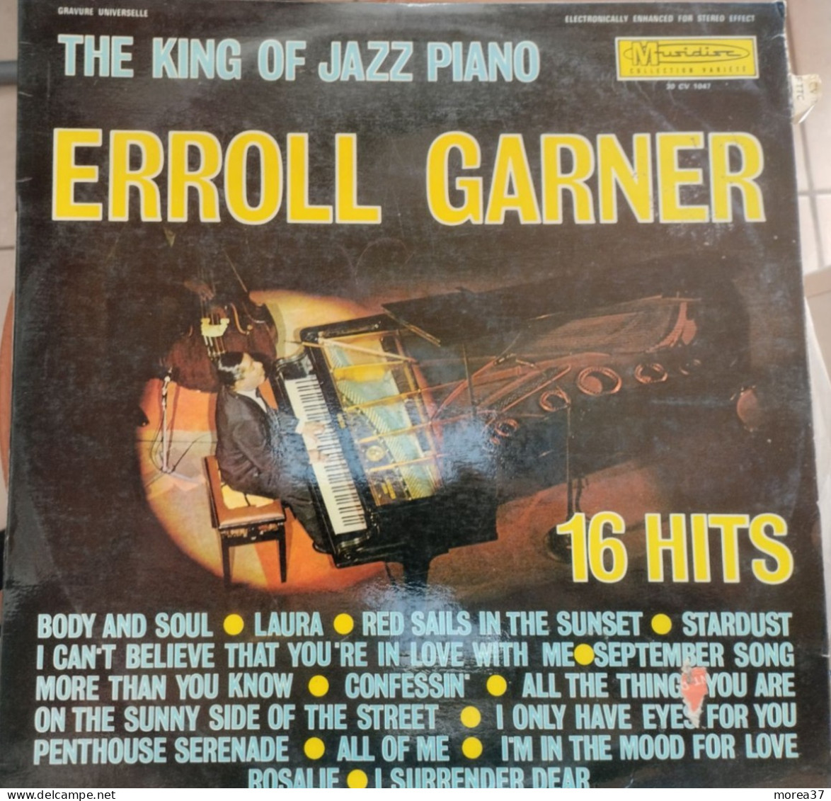 ERROLD GARNER  The King Of Jazz Piano    MUSIDISC  CV 1047  (CM4  ) - Jazz