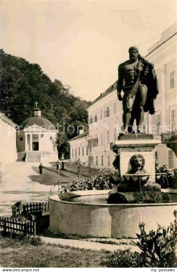 72843109 Baile Herculane Statuia Lui Hercule Si Domul Herkules Statue Baile Herc - Romania