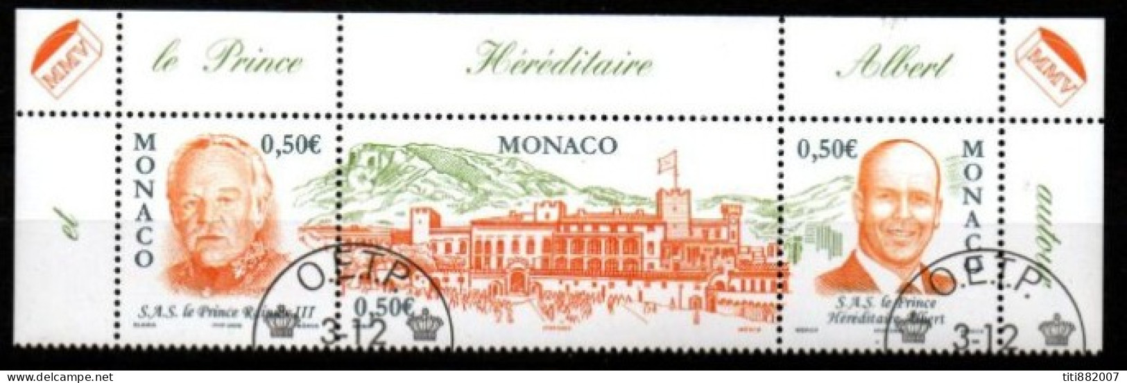 MONACO   -   2004 .   Y&T N° 2467 à 2469 Oblitérés.   Palais Princier - Used Stamps