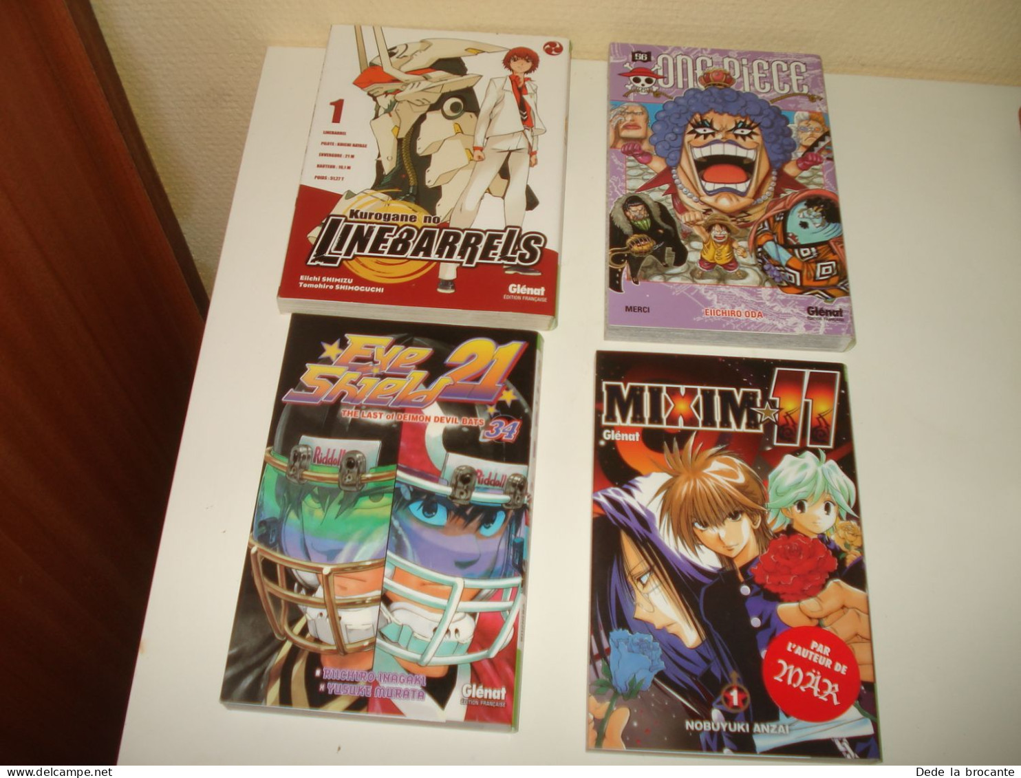 C56(16) / Lot 4 Mangas NEUF -  Kurogan No - One Piece - Mixim 11 - Eye Shield 21 - Manga [franse Uitgave]