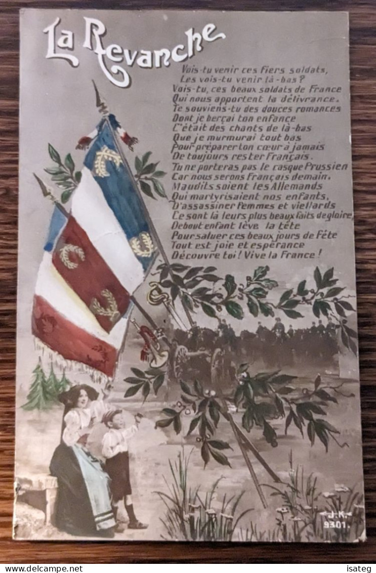 Carte Postale Ancienne Colorisée : La Revanche - Unclassified