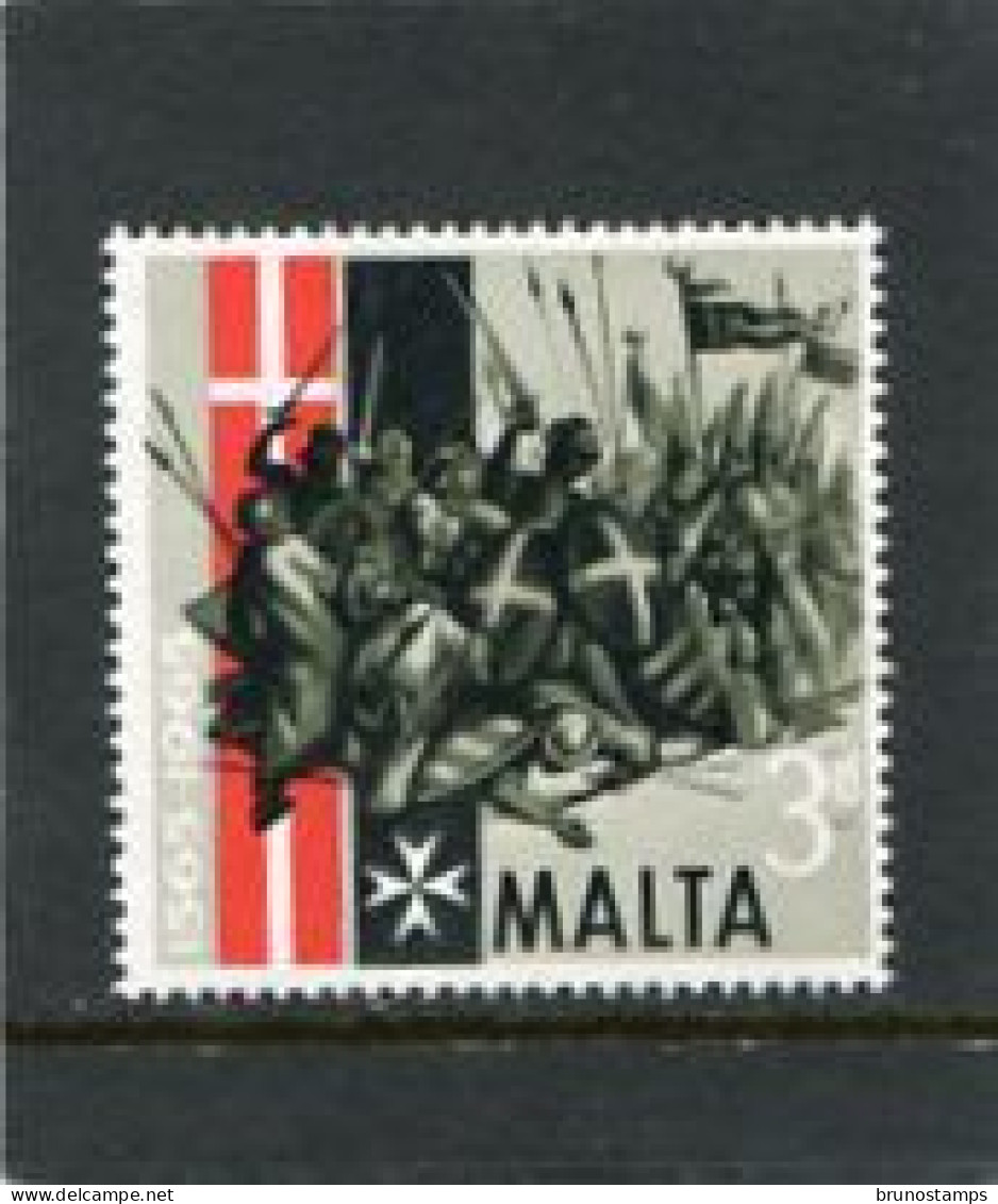 MALTA - 1965  3d  GREAT SIEGE  MINT NH - Malta