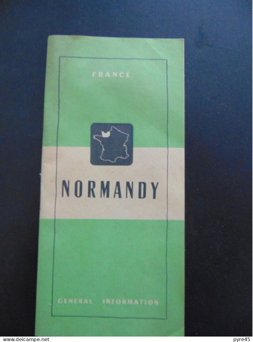 DEPLIANT TOURISTIQUE FRANCE NORMANDY GENERAL INFORMATION EN ANGLAIS - Toeristische Brochures