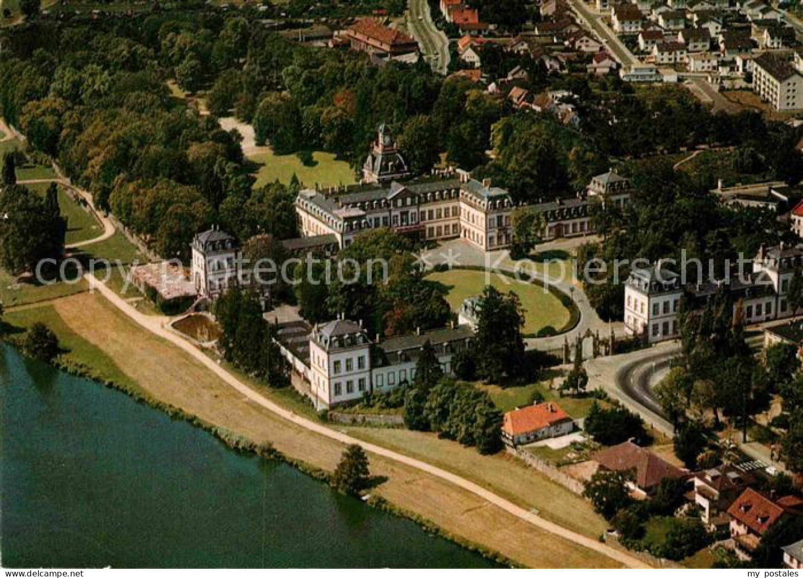72842754 Hanau Main Fliegeraufnahme Schloss Philippsruhe Hanau - Hanau