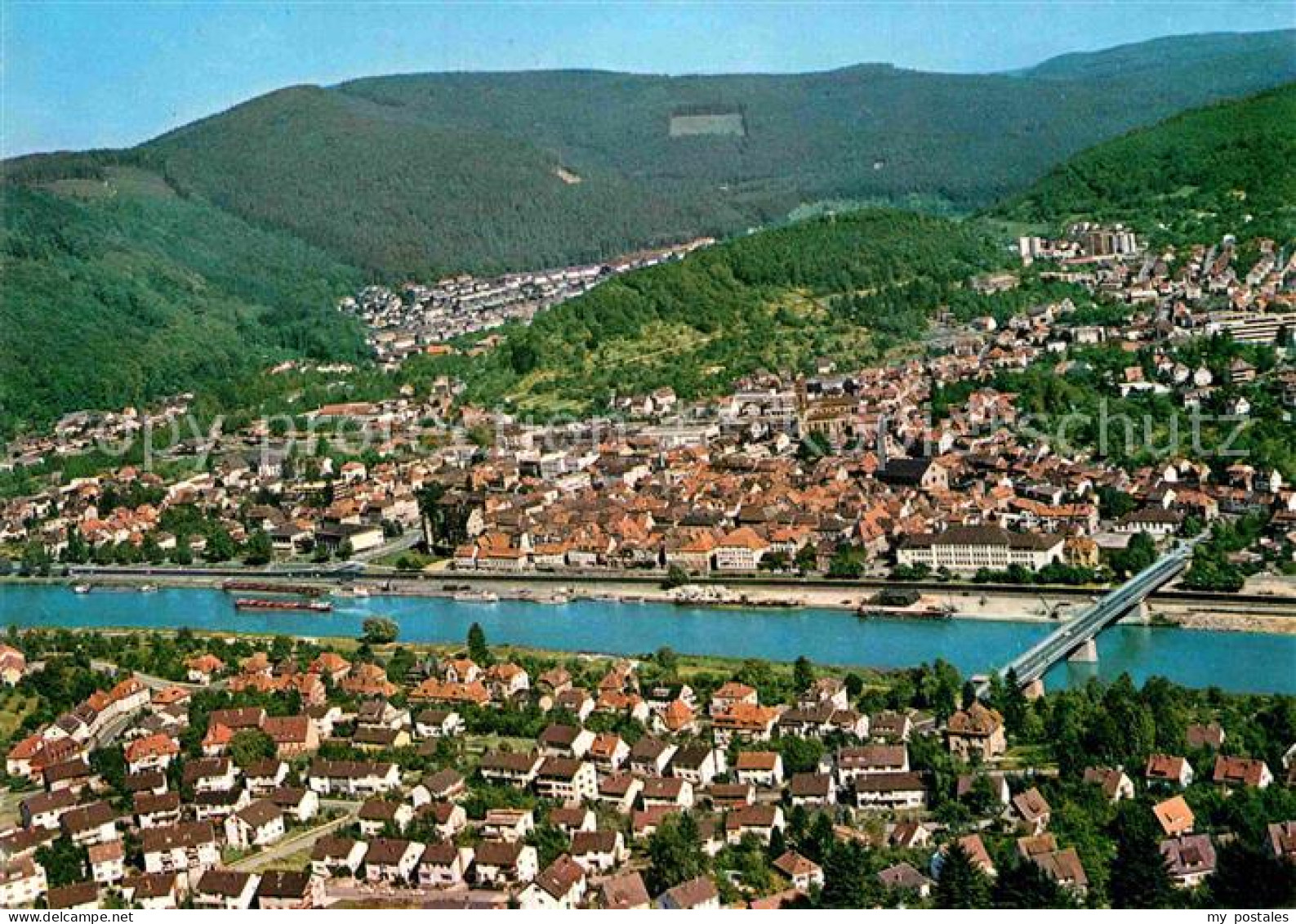 72842727 Eberbach Neckar Fliegeraufnahme Eberbach - Eberbach