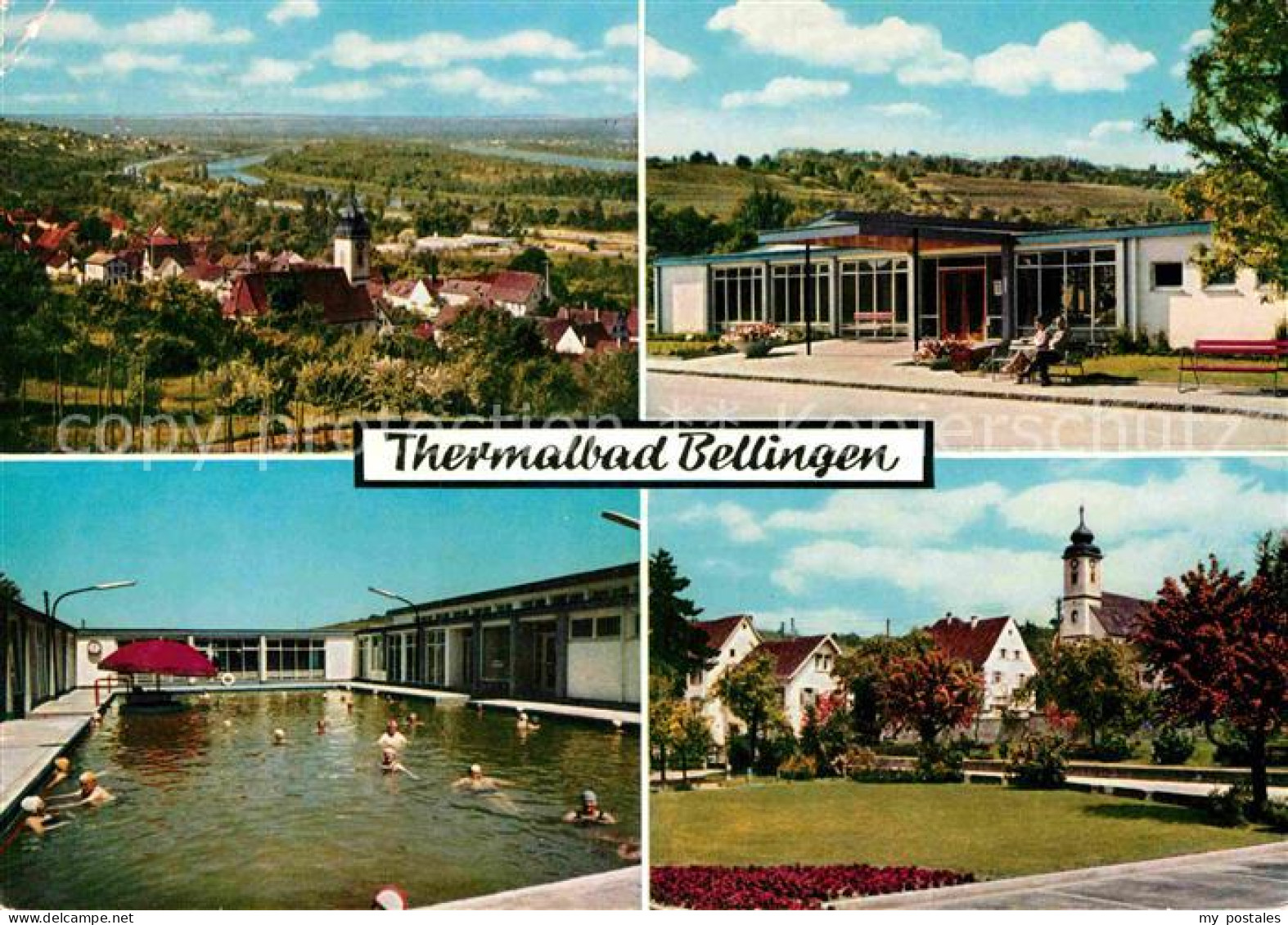 72842715 Bad Bellingen Thermalbad Aussenbecken Panorama  Bad Bellingen - Bad Bellingen