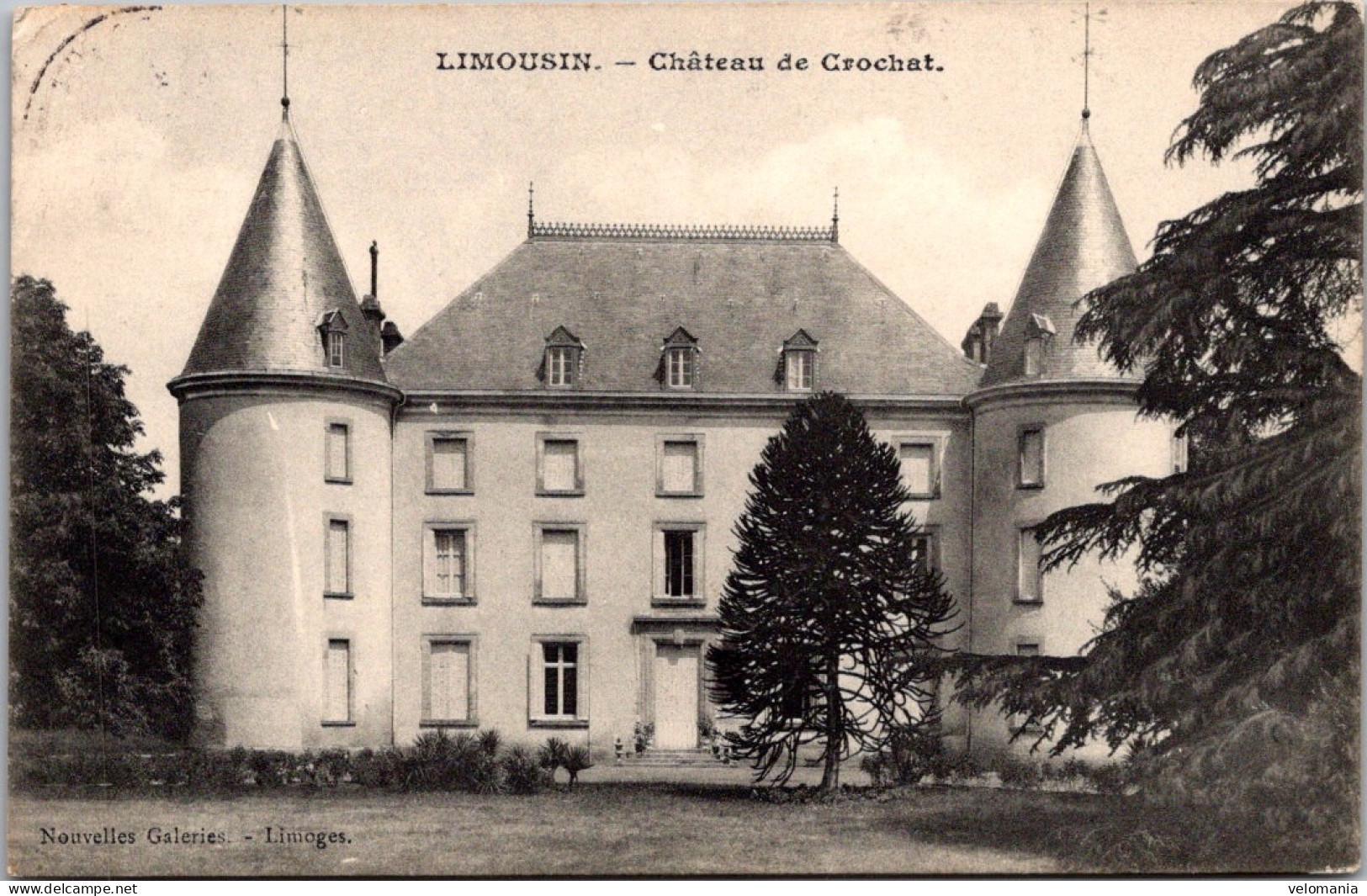 20663 Cpa 87 Château De Crochat - Andere & Zonder Classificatie