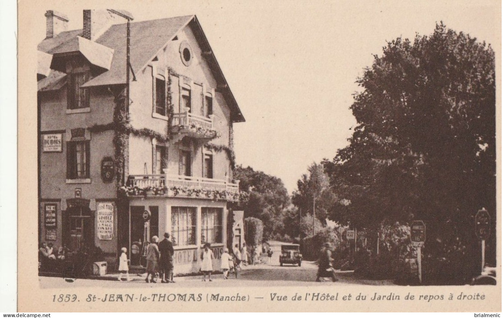 ST JEAN Le THOMAS  Vue De L'hôtel Et Du Jardin De Repos - Andere & Zonder Classificatie