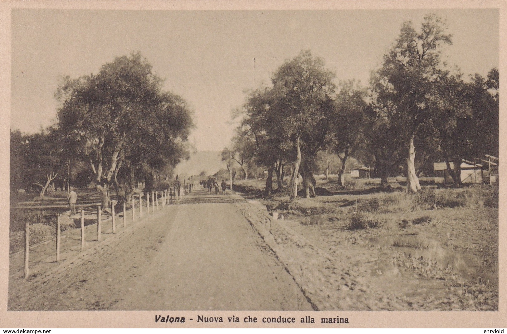 Valona Nuova Via Che Conduce Alla Marina - Albania